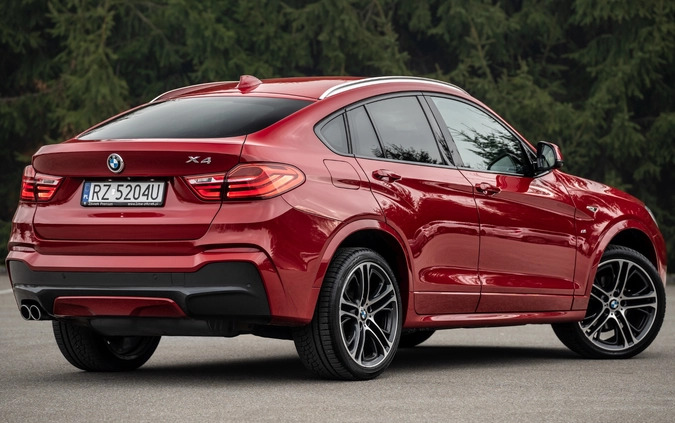 BMW X4 cena 124000 przebieg: 75000, rok produkcji 2015 z Brzozów małe 781